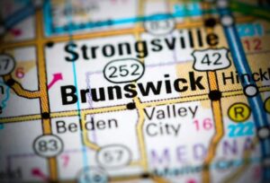 Brunswick Ohio Map