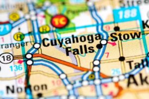 Cuyahoga Falls Ohio Map